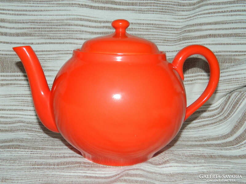 Old Zsolnay red tea pot