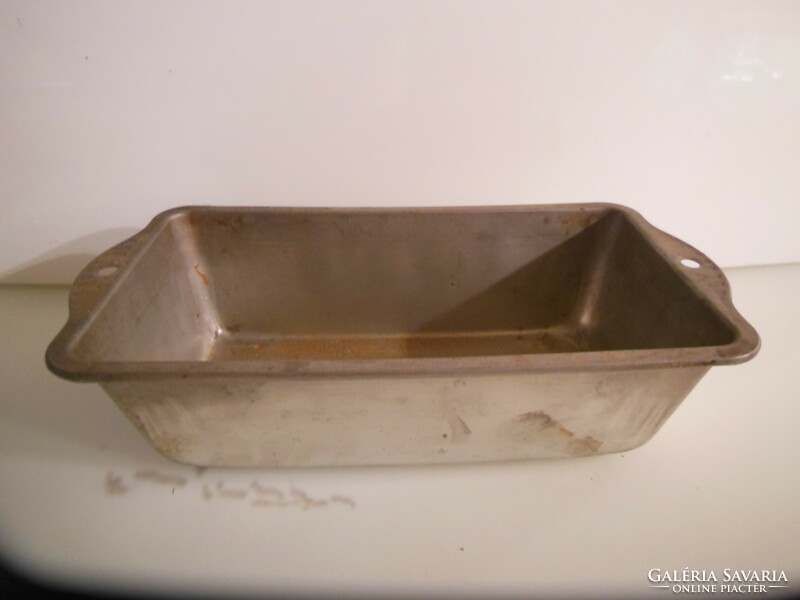 Baking dish - English - marked - 25 x 13 x 6.5 cm - can be hung on the wall - retro - good condition