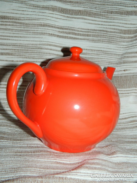 Old Zsolnay red tea pot