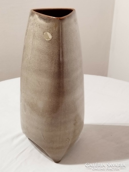 Romanian applied art ceramic vase