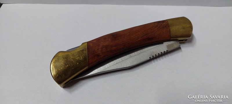 Rco ART NO 05(710-50) Stainless réz szerelékes, hátsózáras kés, bicska