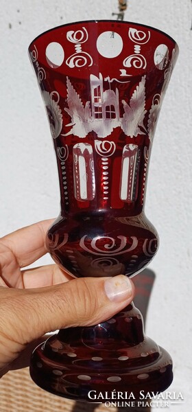 A beautiful colored, polished, antique goblet