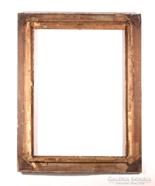 Wooden picture frame gilded