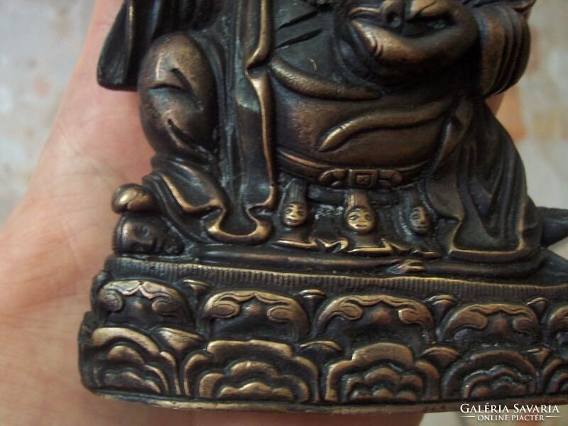 Angry Vajrapani depiction!-Tibetan Buddhism copper statue rarity
