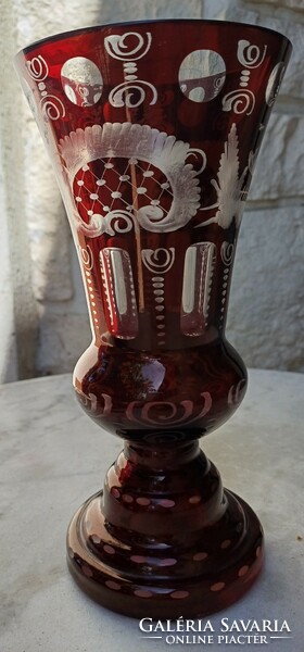 A beautiful colored, polished, antique goblet