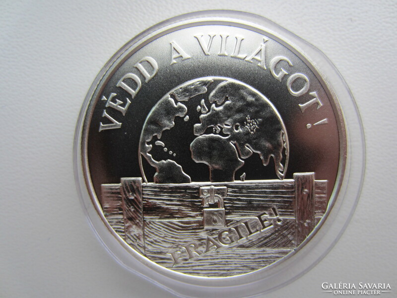 1994 Védd a világot 1000 Ft BU ezüst érme