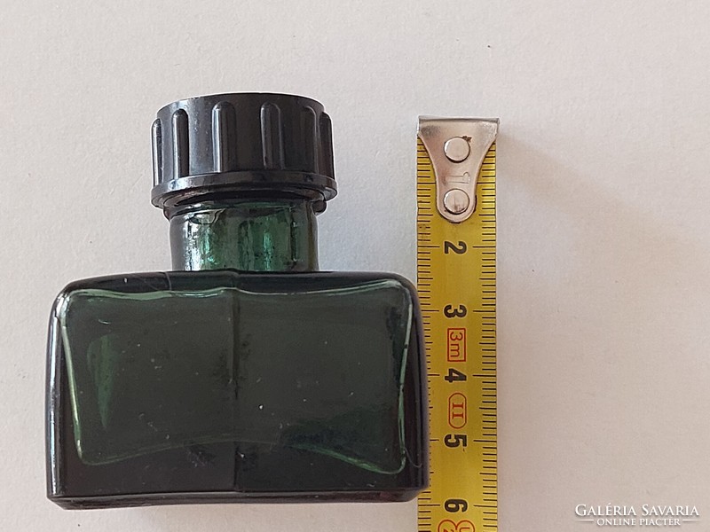 Régi Müller tintásüveg zöld tintatartó palack