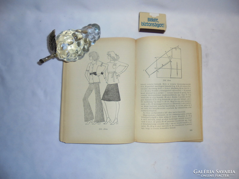 Cser ferencné: tailoring-sewing - 1972 - retro book