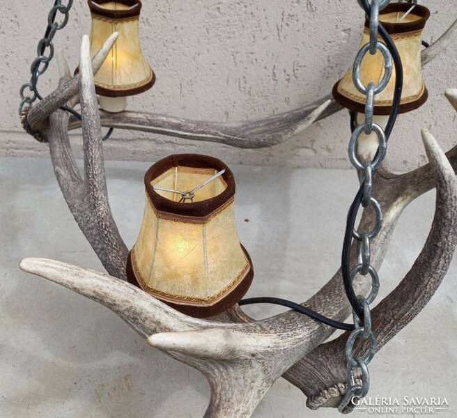 Large deer antler chandelier