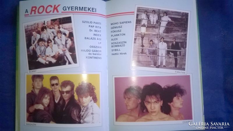 Popnapló 1988 - 1989 / 20 popcsillag fényképével