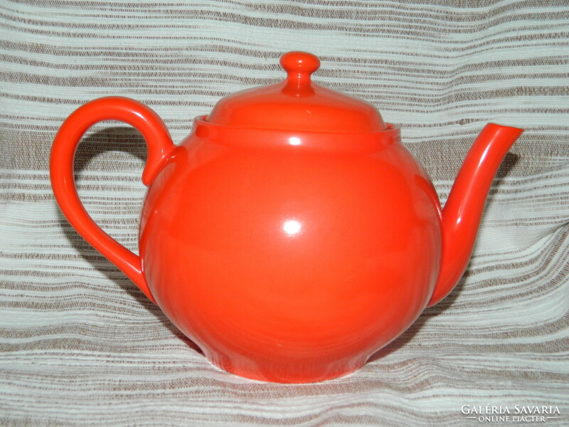 Old Zsolnay red tea pot