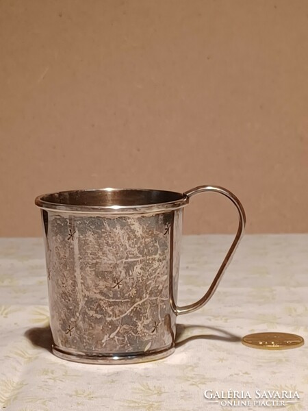 Silver-plated cup-marked