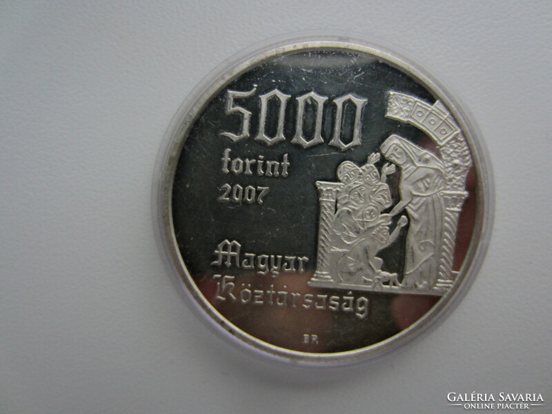2007 Saint Elizabeth of Árpád-házi 5000 ft pp silver coin