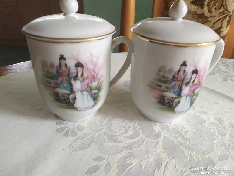 Chinese motif mug