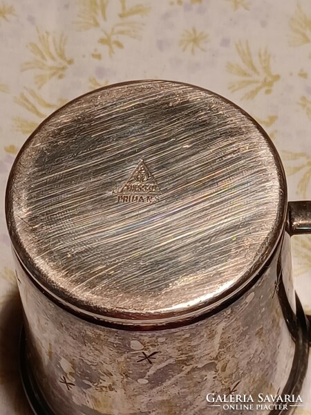 Silver-plated cup-marked