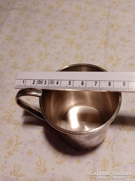 Silver-plated cup-marked