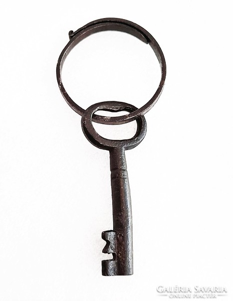 Antique wrought iron / wrought iron key ring