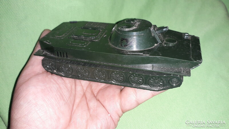 Old cccp vinyl brdm tank with flywheel extremely rare 14 cm toy car according to the pictures