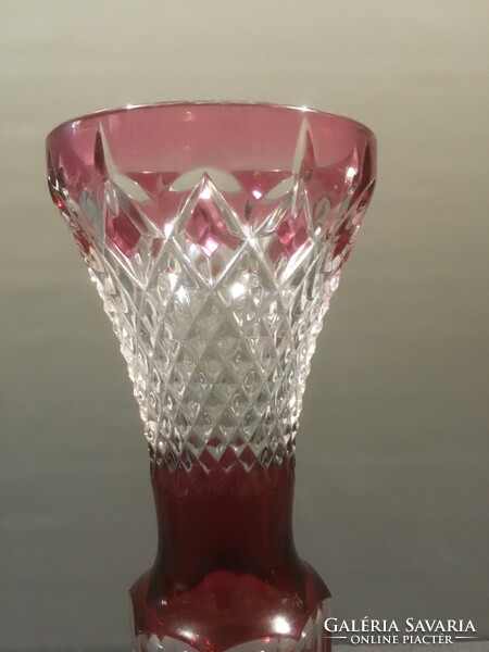 A special Moser vase!!! In perfect condition!!! 26X11 cm!!!