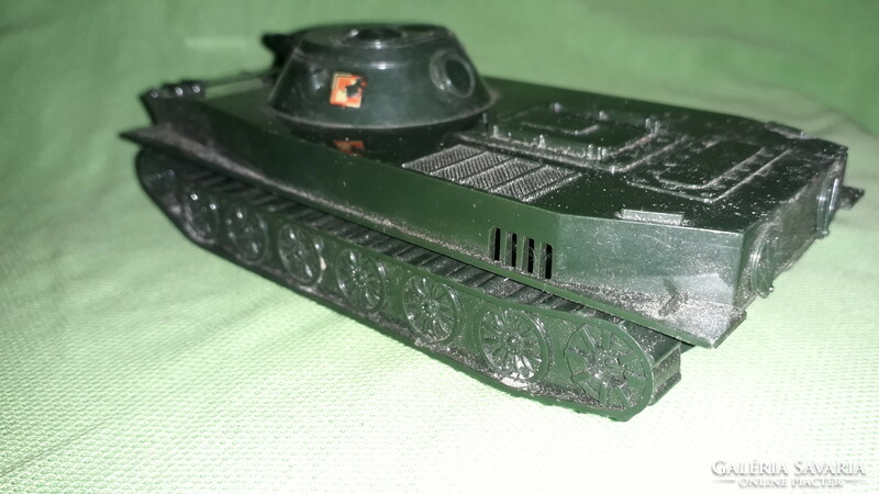 Old cccp vinyl brdm tank with flywheel extremely rare 14 cm toy car according to the pictures