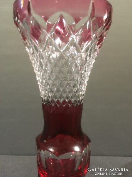 A special Moser vase!!! In perfect condition!!! 26X11 cm!!!