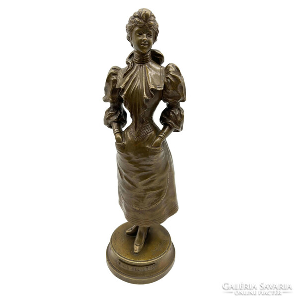 Jean garnier - bronze statue - instead of Miss - m1021