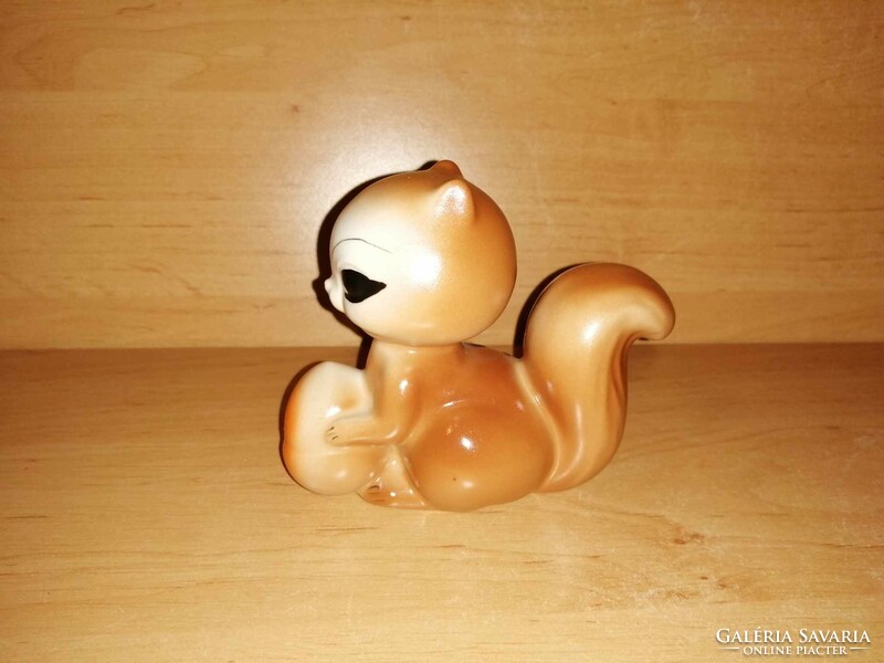 Art deco, marked porcelain squirrel figure - 9.5 high (po-1)