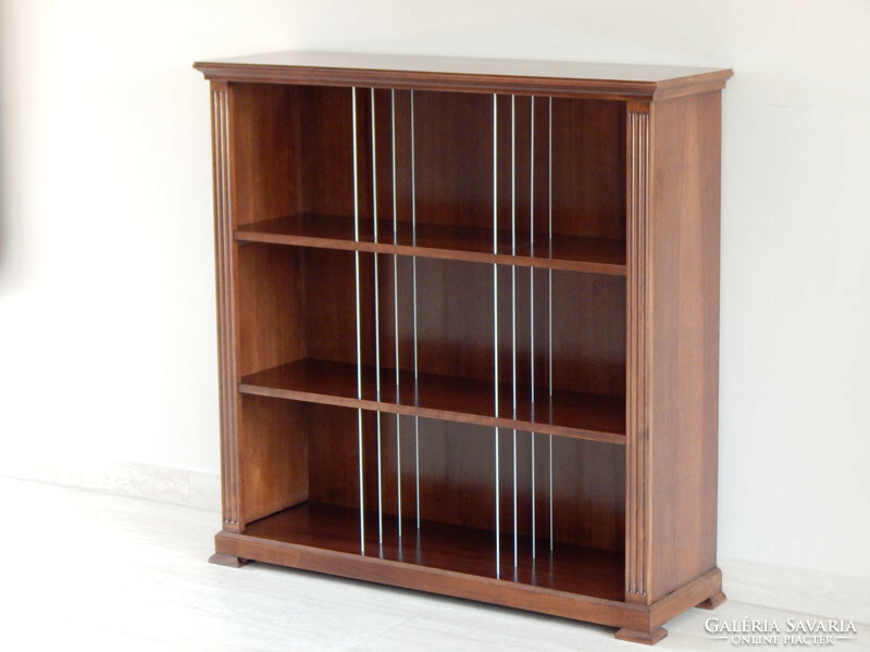 Bookshelf, with metal rods [f-24]