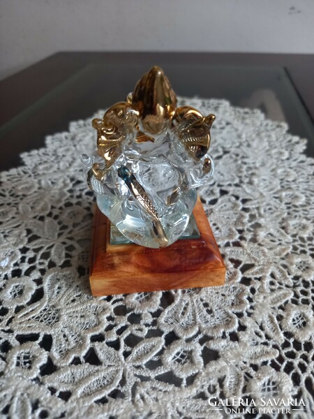 Glass ganesha figure