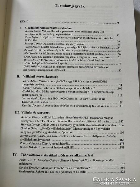 Vállalati versenyképesség, logisztika, készletek (magyar-angol) Tanulmányok Chikán Attila tiszteleté