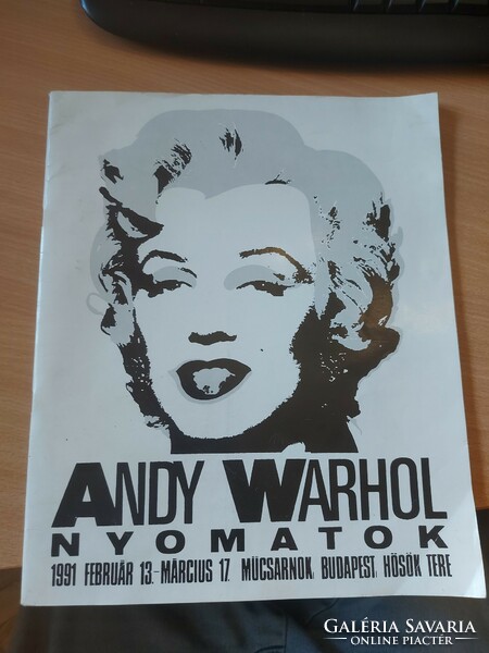 Andy Warhol nyomatok, prospektus, méret jelezve!