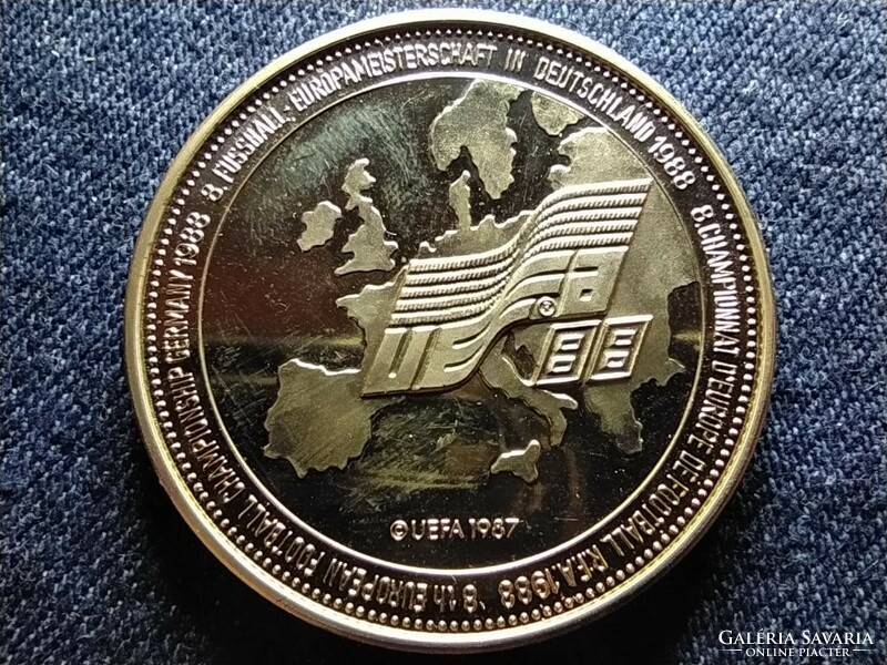 Germany eufa euro 1988 32g 40mm copper-nickel commemorative medal (id79164)