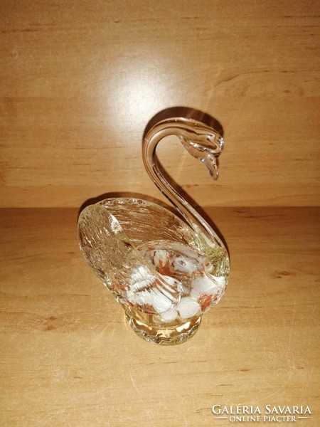 Murano glass swan - 14 cm high