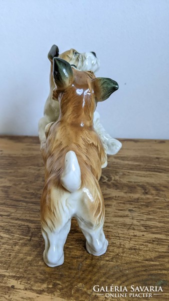 K. Ens (Volkstedt) - porcelán kutya