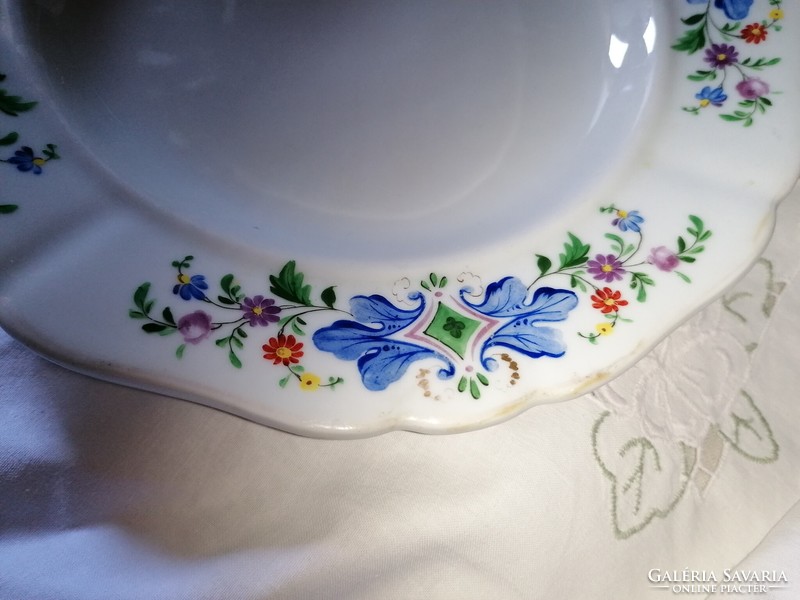 Antique alt wien hand-painted serving bowl from the beginning of the last century