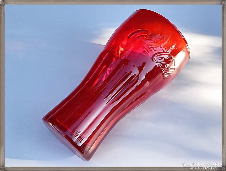 Coca Cola pohár 3 dl piros színű