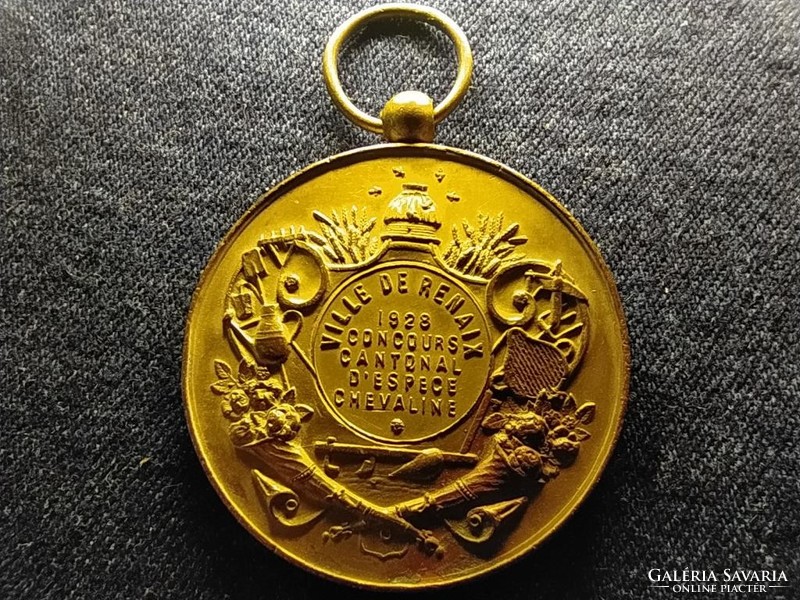 Kantoni lóverseny 1928 emlék medál (id79188)