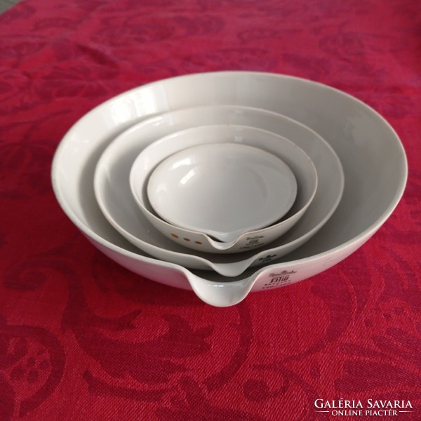 Rosenthal rtw porcelain steaming bowl 126 series, 4 members