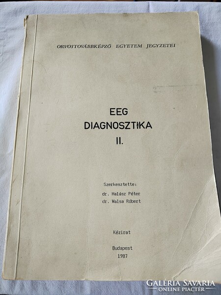 Dr. Péter Halász: EEG diagnostics ii. (Note from medical university)