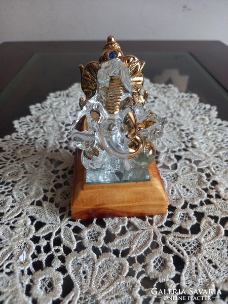 Üveg Ganesha figura