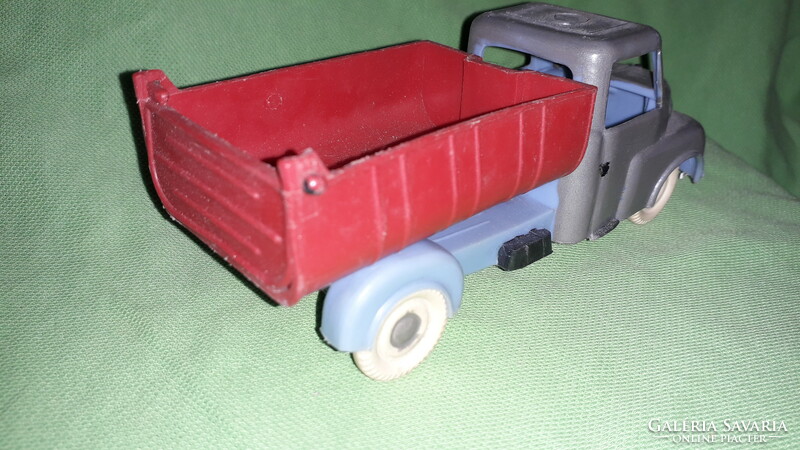 Old approx. 1960 Csepel traffic goods plastic truck extremely rare piece 15 cm toy car according to the pictures