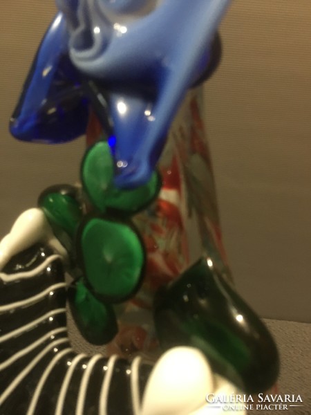 Large Murano glass clown! Flawless! 32X11cm!!!