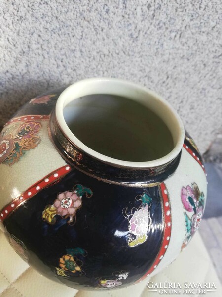 Meseszép régi kézifestésű kínai váza