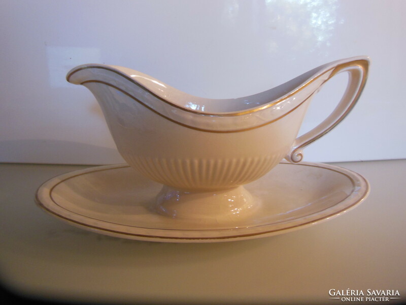 Sauce bowl - from 1883 - 25 cm! - Petrus regout & c. Maastricht - 25 x 15 x 12 cm
