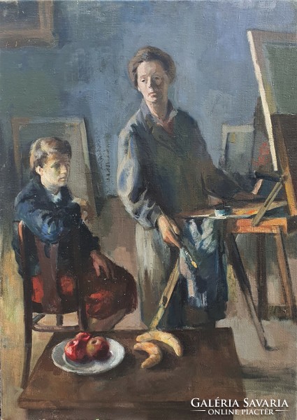 Hetey Katalin 1954 : Festő tanár