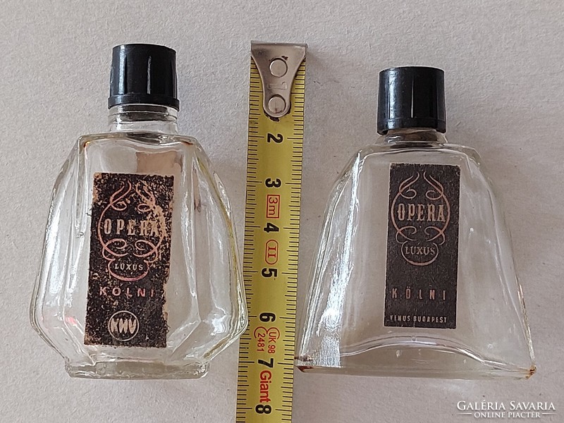 Régi Opera Luxus parfümös üveg 1962 kölnis palack KHV Venus 2 db