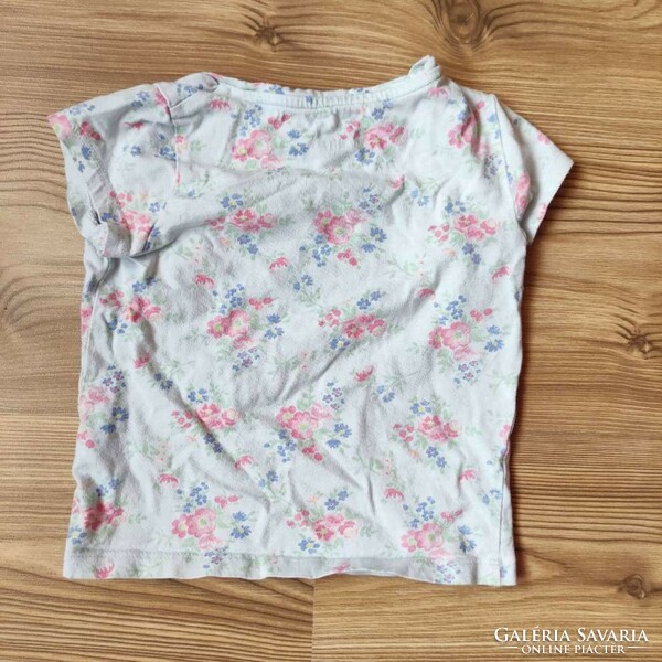 F&f floral print cotton t-shirt (98, 2-3 years)