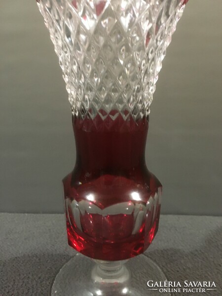 A special Moser vase!!! In perfect condition!!! 26X11 cm!!!
