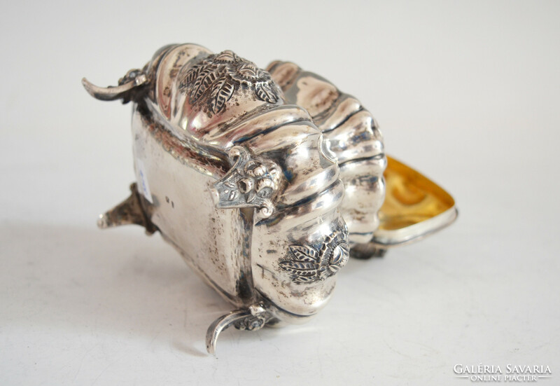 Silver rose of Vienna sugar box