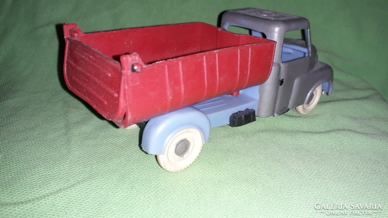 Old approx. 1960 Csepel traffic goods plastic truck extremely rare piece 15 cm toy car according to the pictures